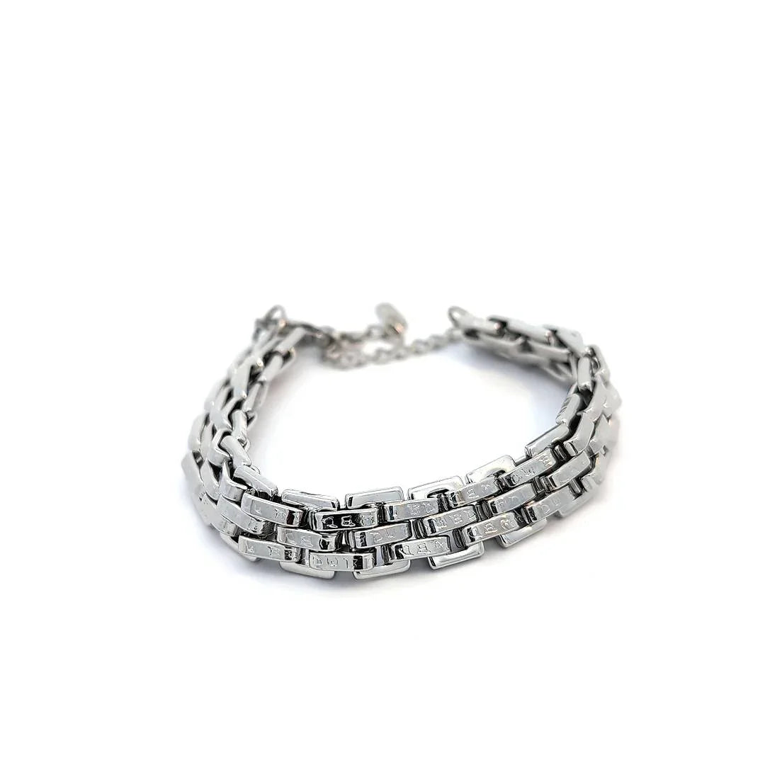 Zilveren armband met dikke schakels - Casa Jadel