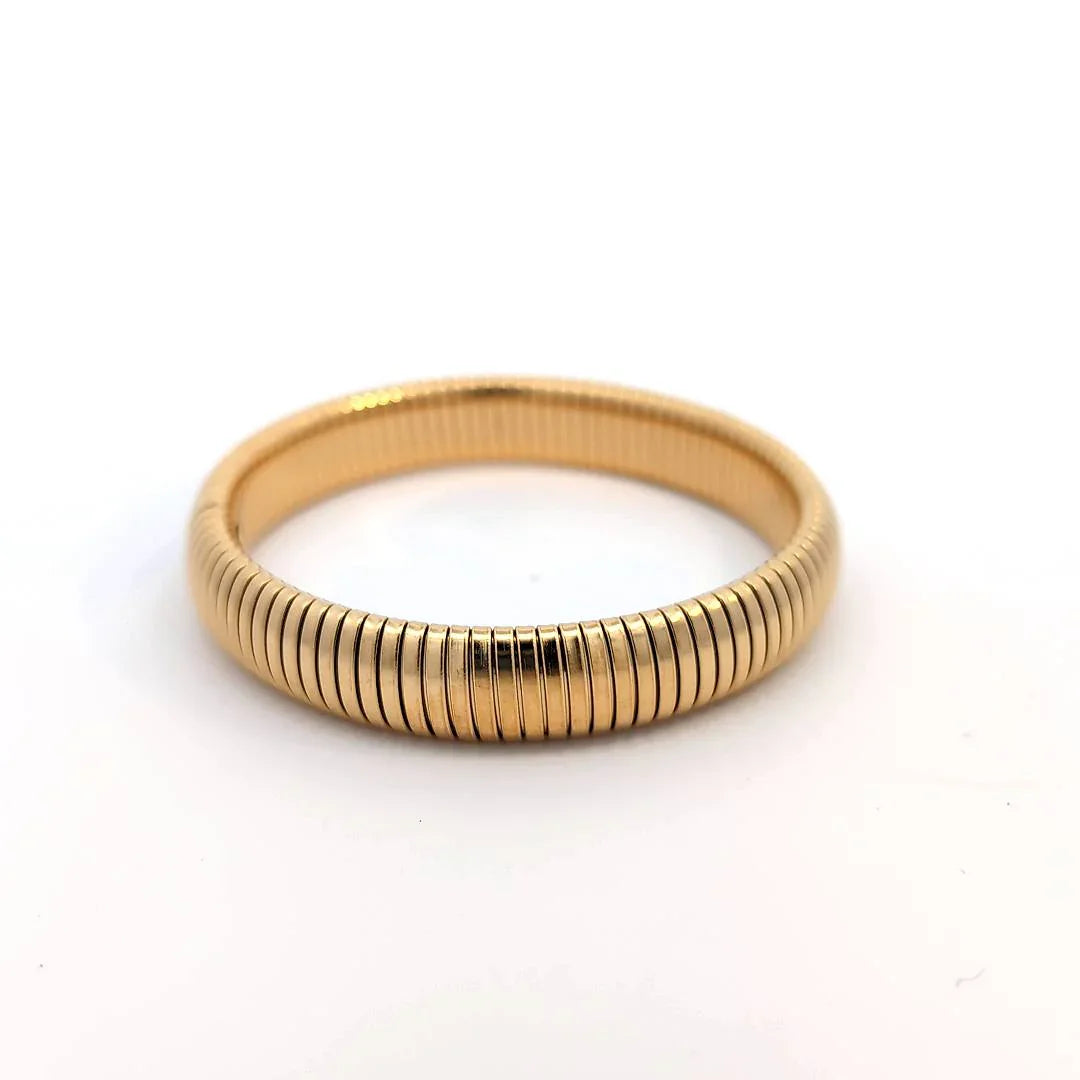 Bangle gouden armband lichte stretch - Casa Jadel