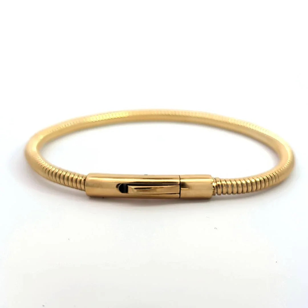 Slangen schakelarmband goud - Casa Jadel