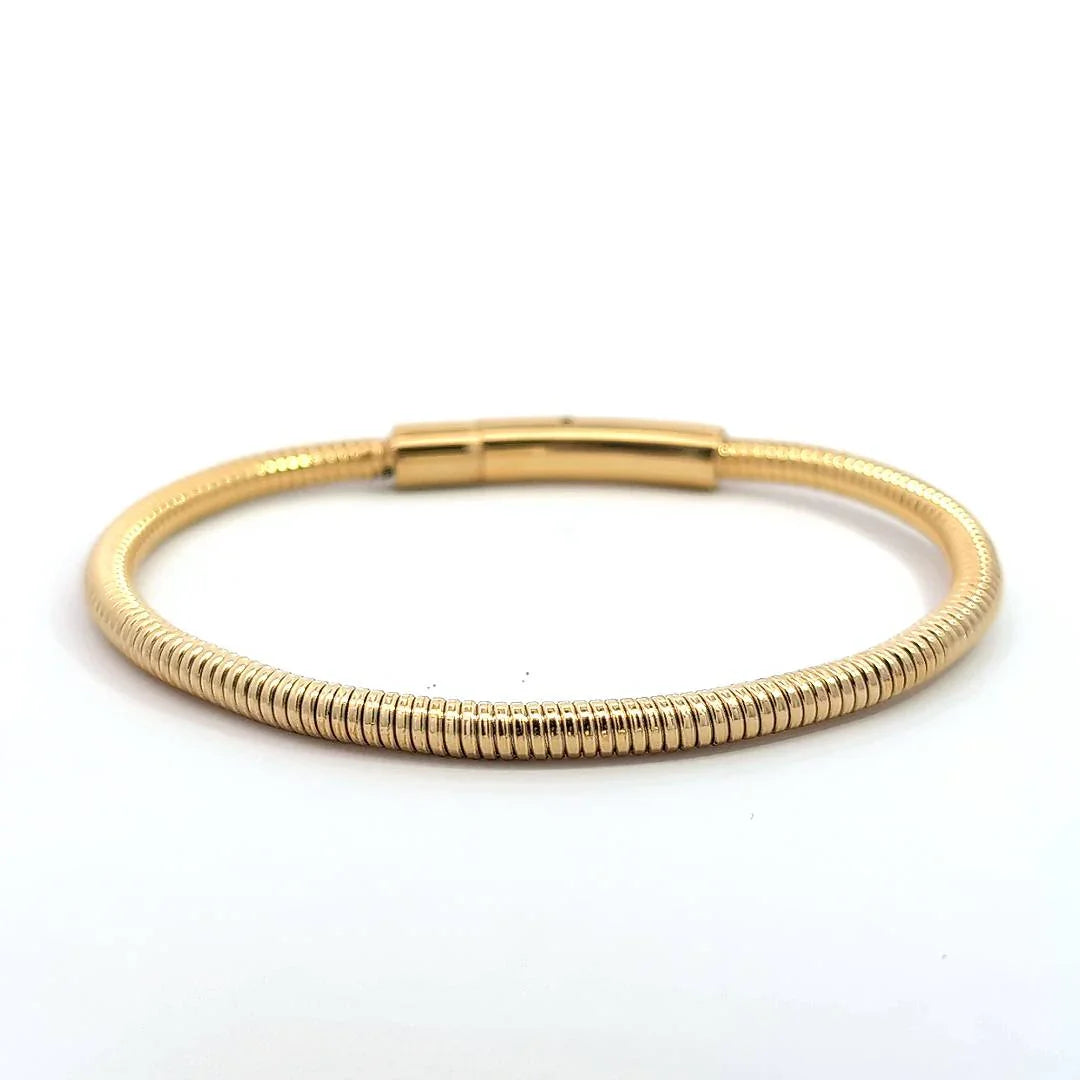 Slangen schakelarmband goud - Casa Jadel