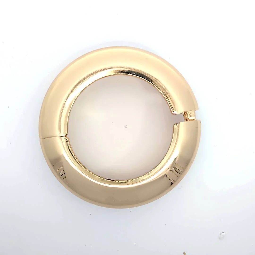 Brede gouden bangle armband - Casa Jadel