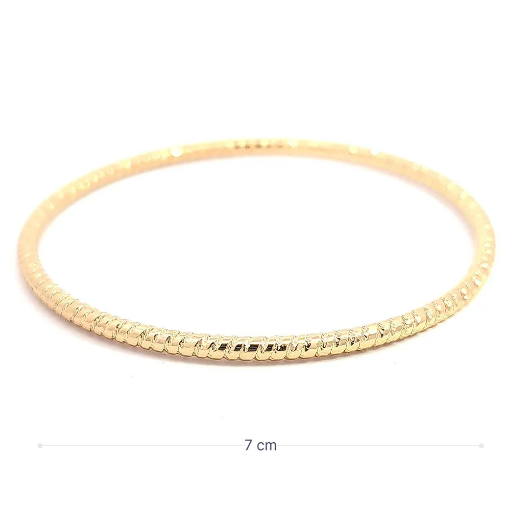 Tien dunne bangle armbanden - Casa Jadel