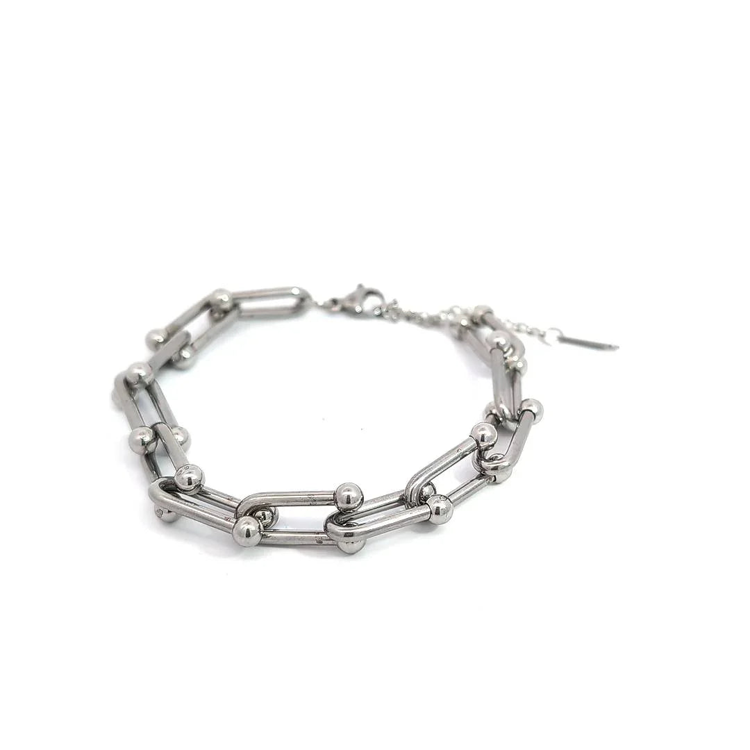 Zilveren armband met schakels - Casa Jadel
