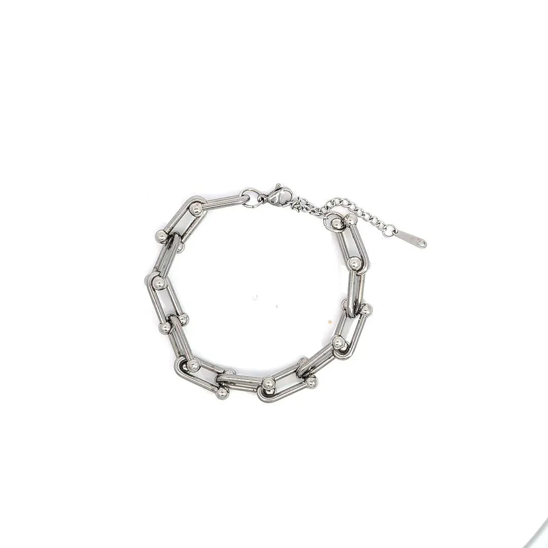 Zilveren armband met schakels - Casa Jadel