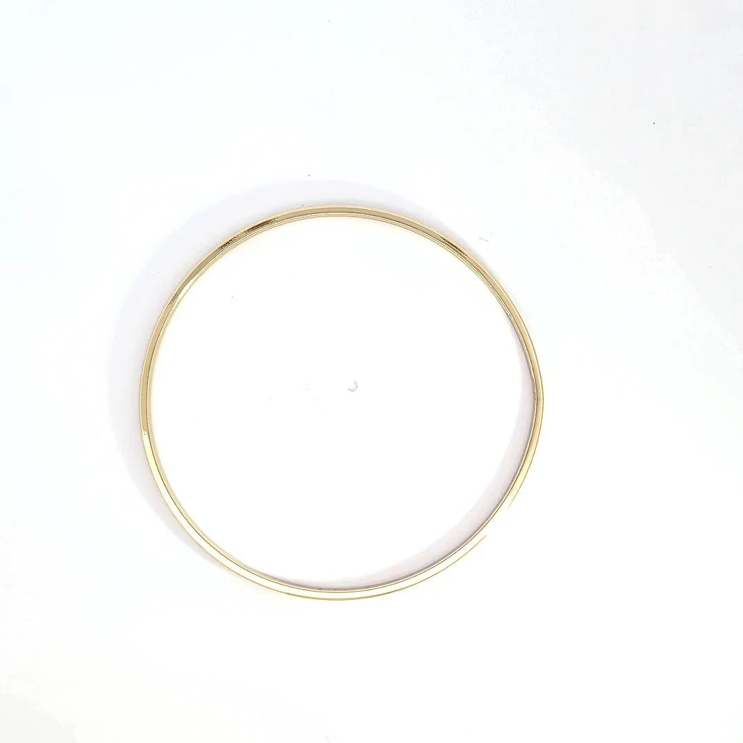 Gouden armband bangle glad - Casa Jadel