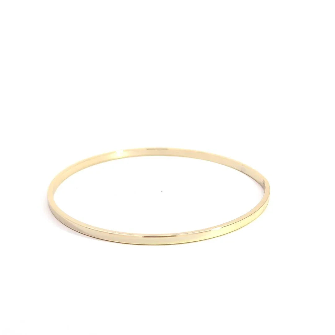 Gouden armband bangle glad - Casa Jadel