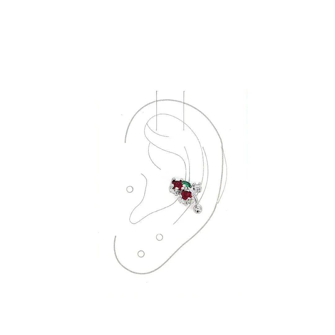 Ear cuff kersjes - Casa Jadel