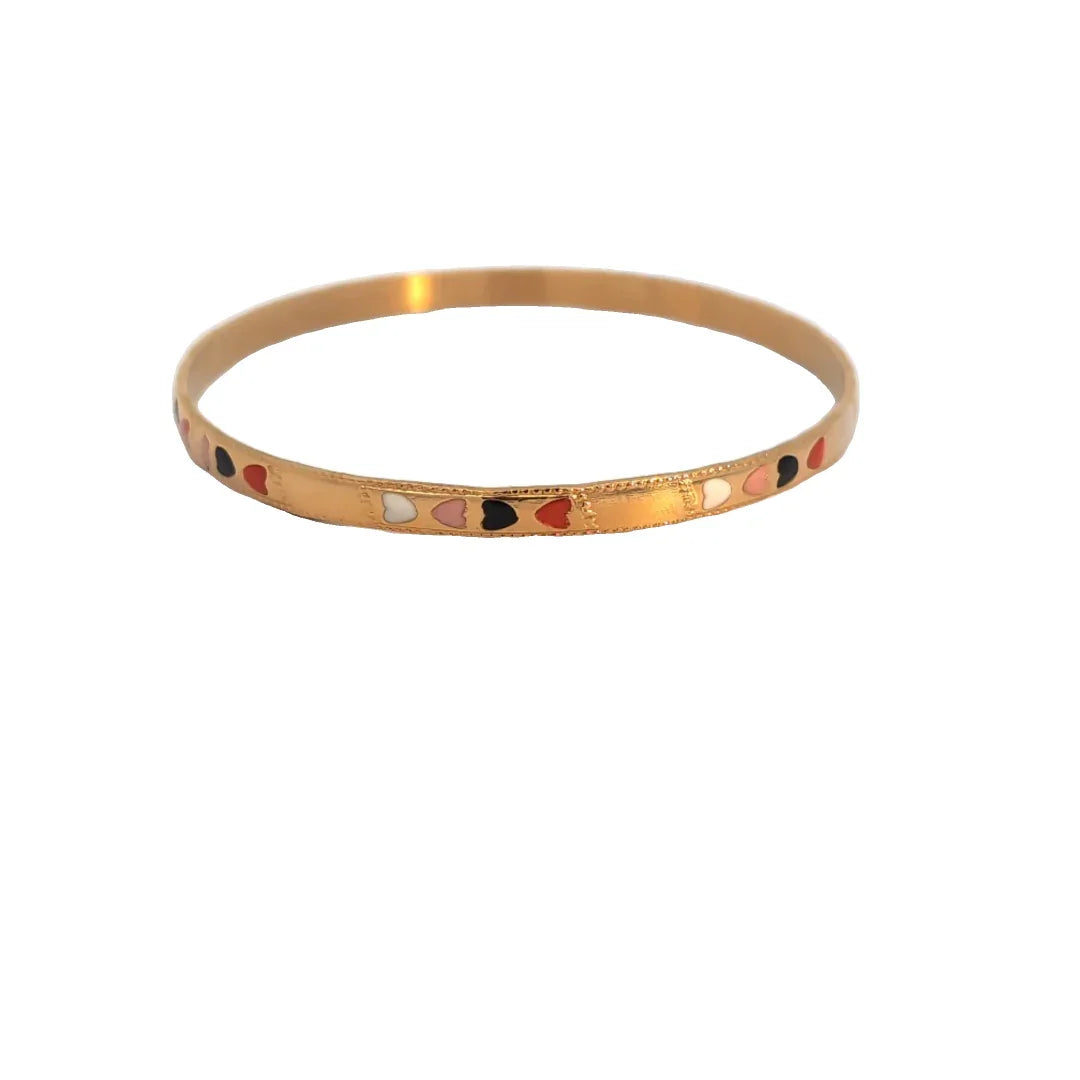 Bangle armband met hartjes - Casa Jadel