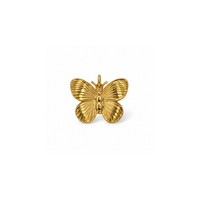 Grote gouden vlinder bedel