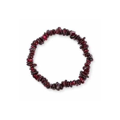 Granaat natuursteen splitkralen armband