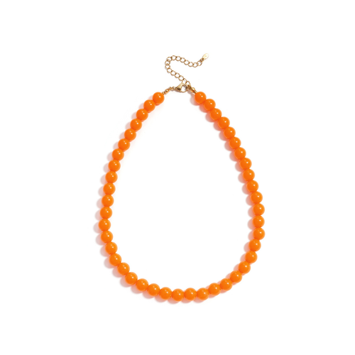 Oranje kralenketting