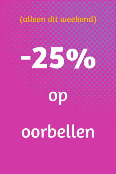 -25% op oorbellen