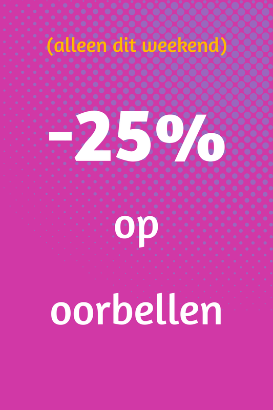 -25% op oorbellen