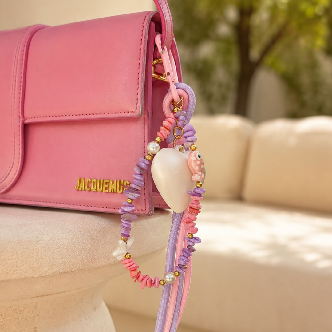 Roze vissen tashanger