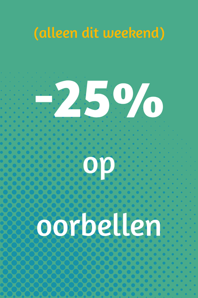 -25% op oorbellen