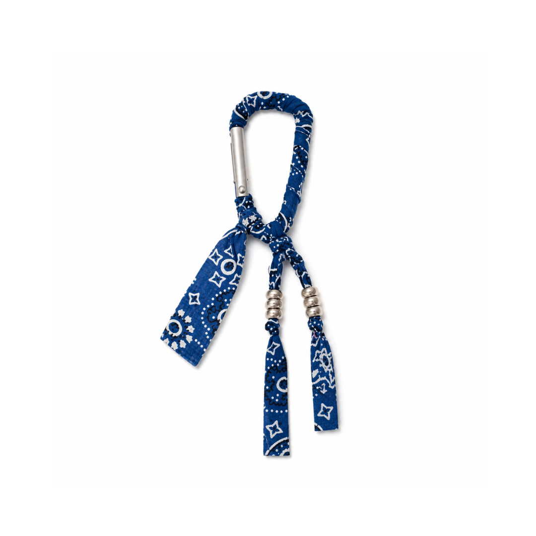 Blauwe karabijn bandana tashanger