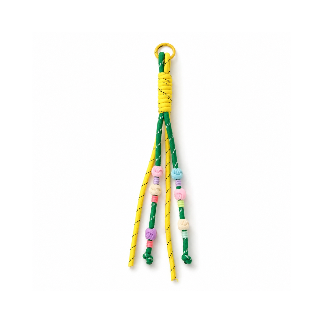 Geel-groene rope tashanger