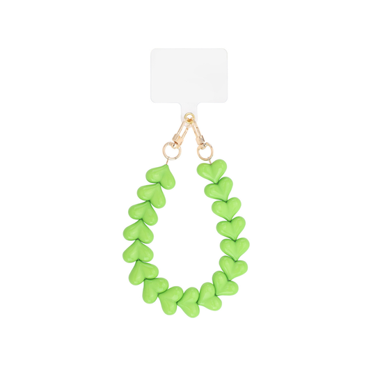 Groene hartjes telefoonkoord