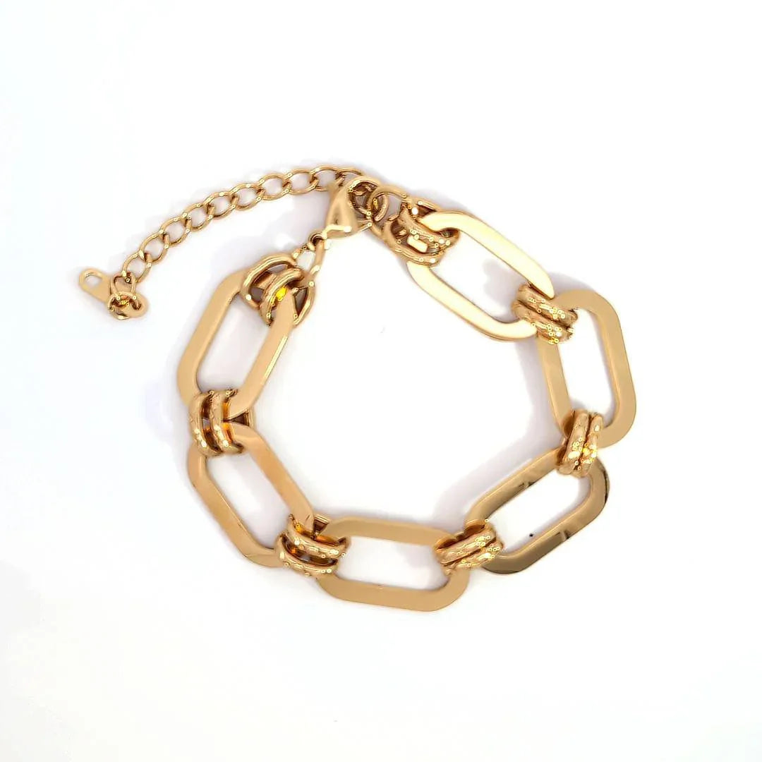 en armband met grove gourmetschakels - voor mannen - Fred Bennett en armband met grove gourmetschakels - voor mannen - Fred Bennett