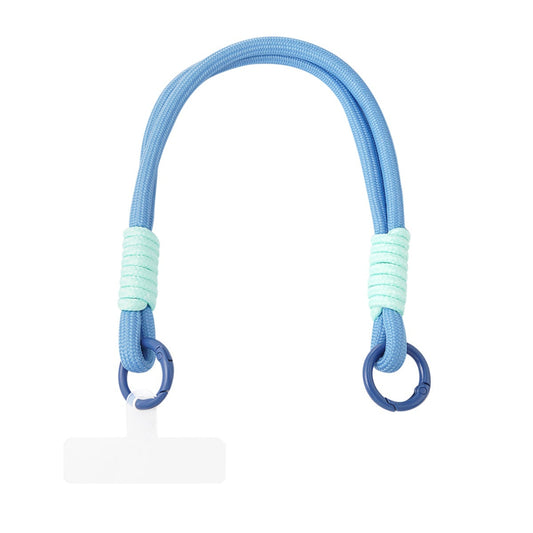 Hemelsblauw met lichtgroen Dubbel  telefoon Koord