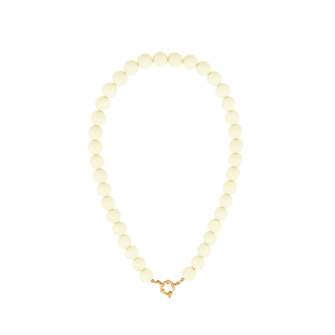 Kralen ketting wit
