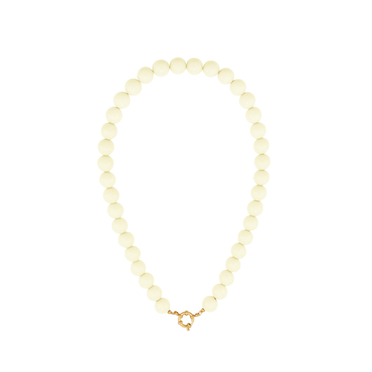 Kralen ketting wit