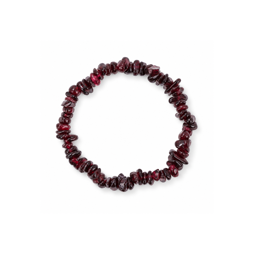 Granaat natuursteen splitkralen armband Casa Jadel