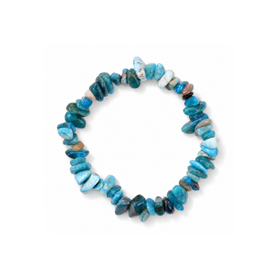 Apatiet natuursteen splitkralen armband