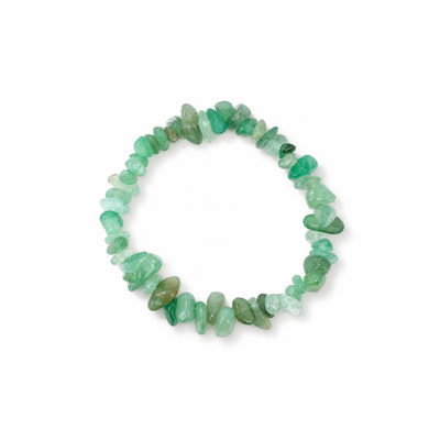 Groene Aventurijn natuursteen splitkralen armband