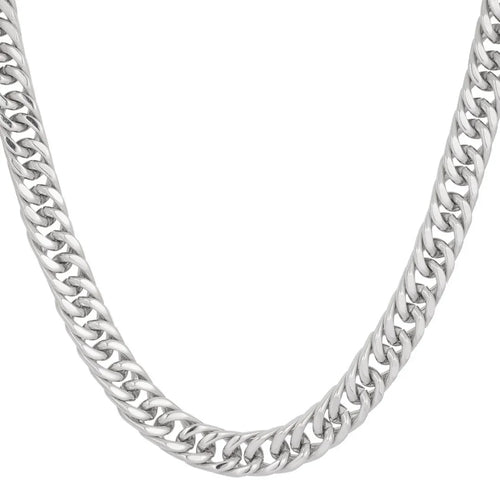 Ketting heren schakelketting zilver