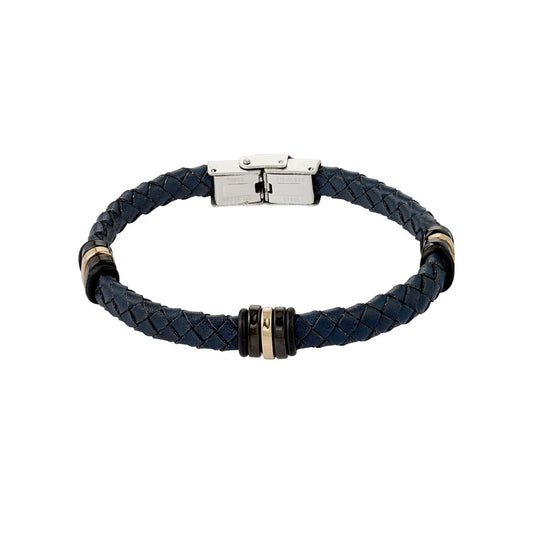 ARMBAND MANNEN GEVLOCHTEN BLAUW