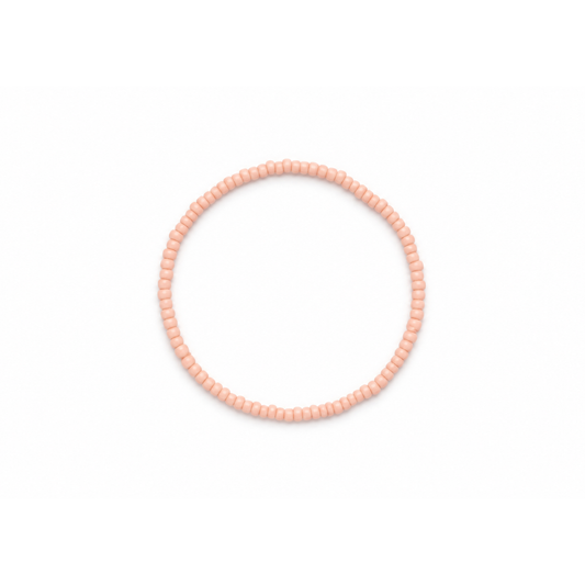 Babyroze kleine kralenarmband Saar met fijne roze kralen