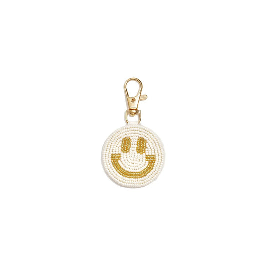 Beige smiley tashanger | Bag Charm | Casa Jadel
