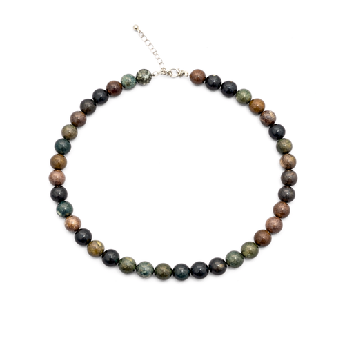 Australische opaal natuursteen kralenketting