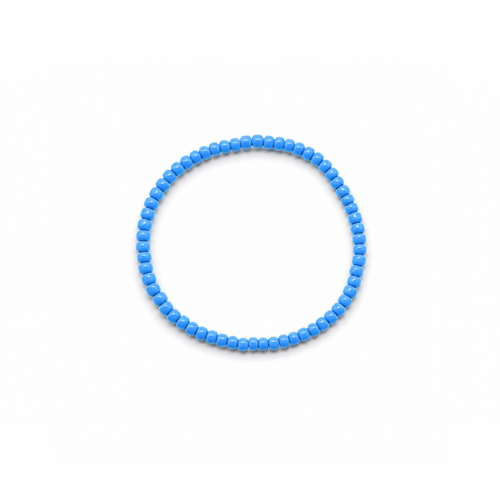 Blauwe kleine kralenarmband Saar