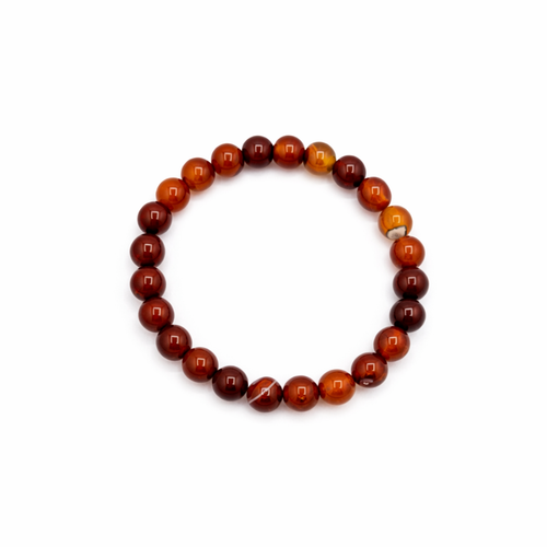 Carneool natuursteen kralenarmband