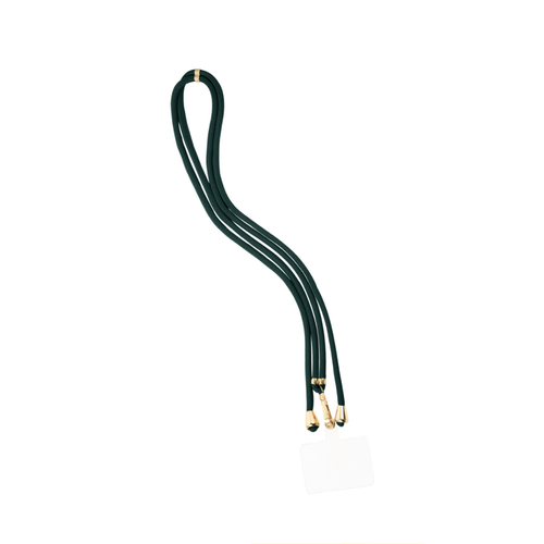 Donkergroen lang telefoonkoord rope