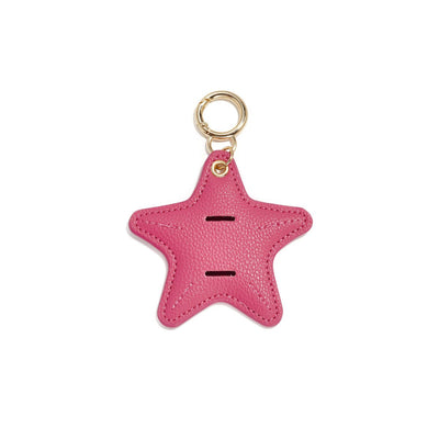 Fuchsia ster brillenhouder tashanger