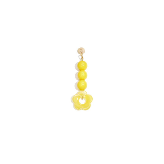 Gele bloemetjes tashanger | Bag Charm | Casa Jadel