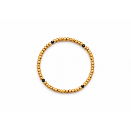 Gouden kleine kralenarmband Saar
