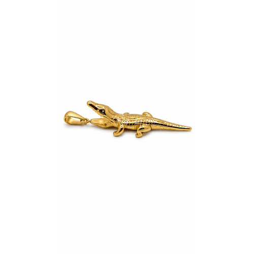 Gouden krokodil bedel