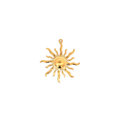 Gouden grote zon bedel