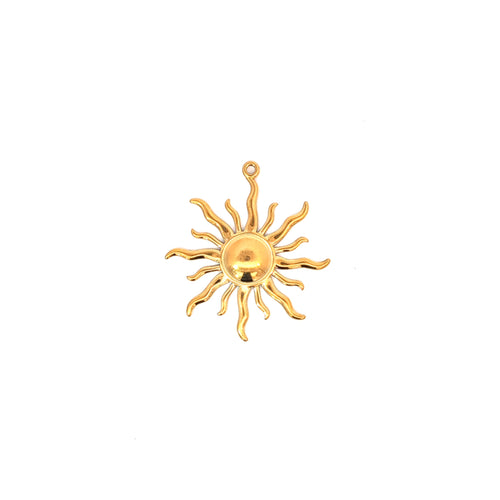 Gouden grote zon bedel