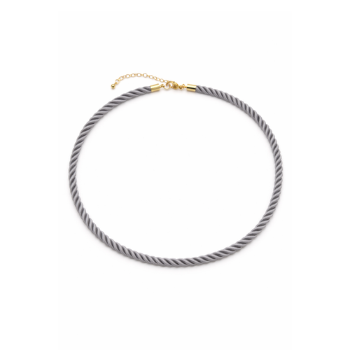 Grijze gedraaide rope ketting