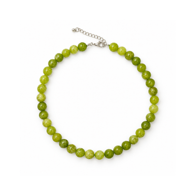 Groene aventurijn natuursteen kralenketting Kiki
