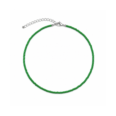 Groene kleine kralenketting Saar van Casa Jadel