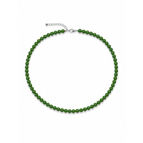 Groene lange kralenketting Romy