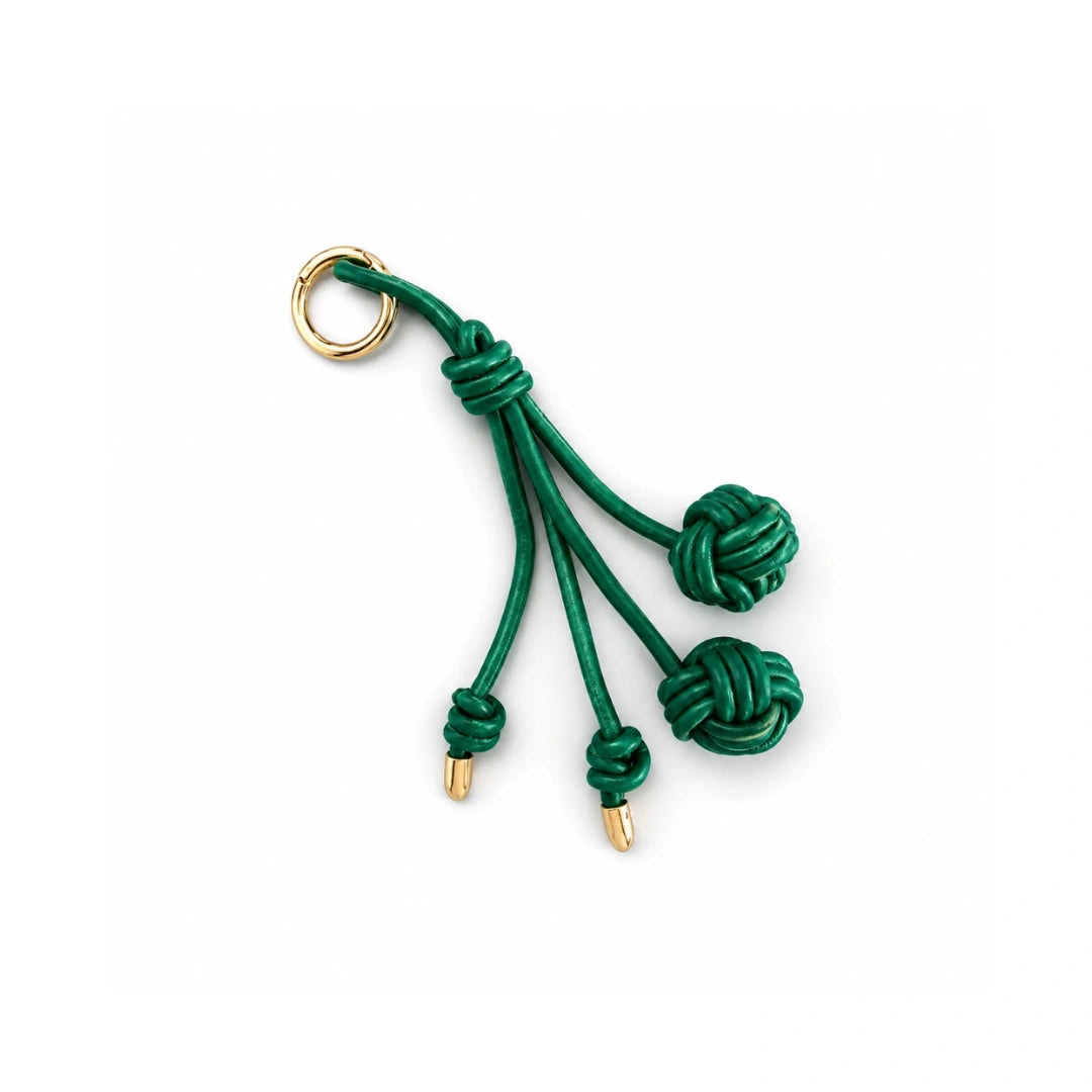 Groene nylon apenvuist tashanger