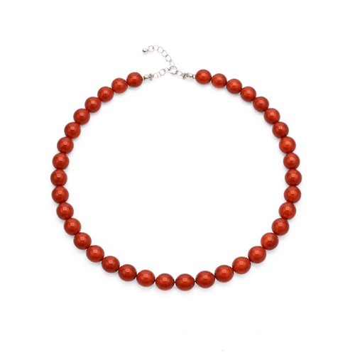 Hessoniet granaat natuursteen kralenketting