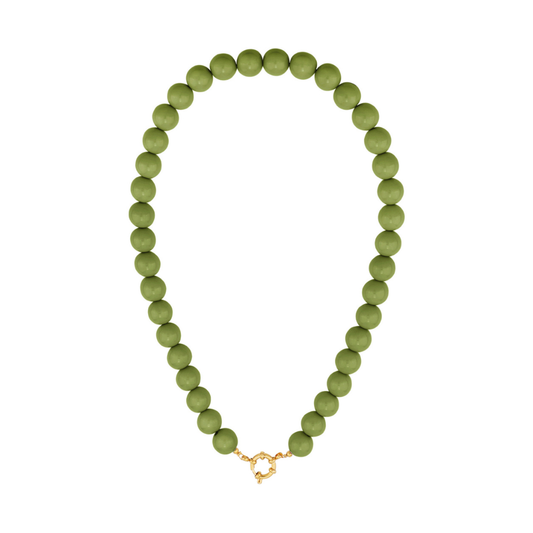 Kralen ketting groen